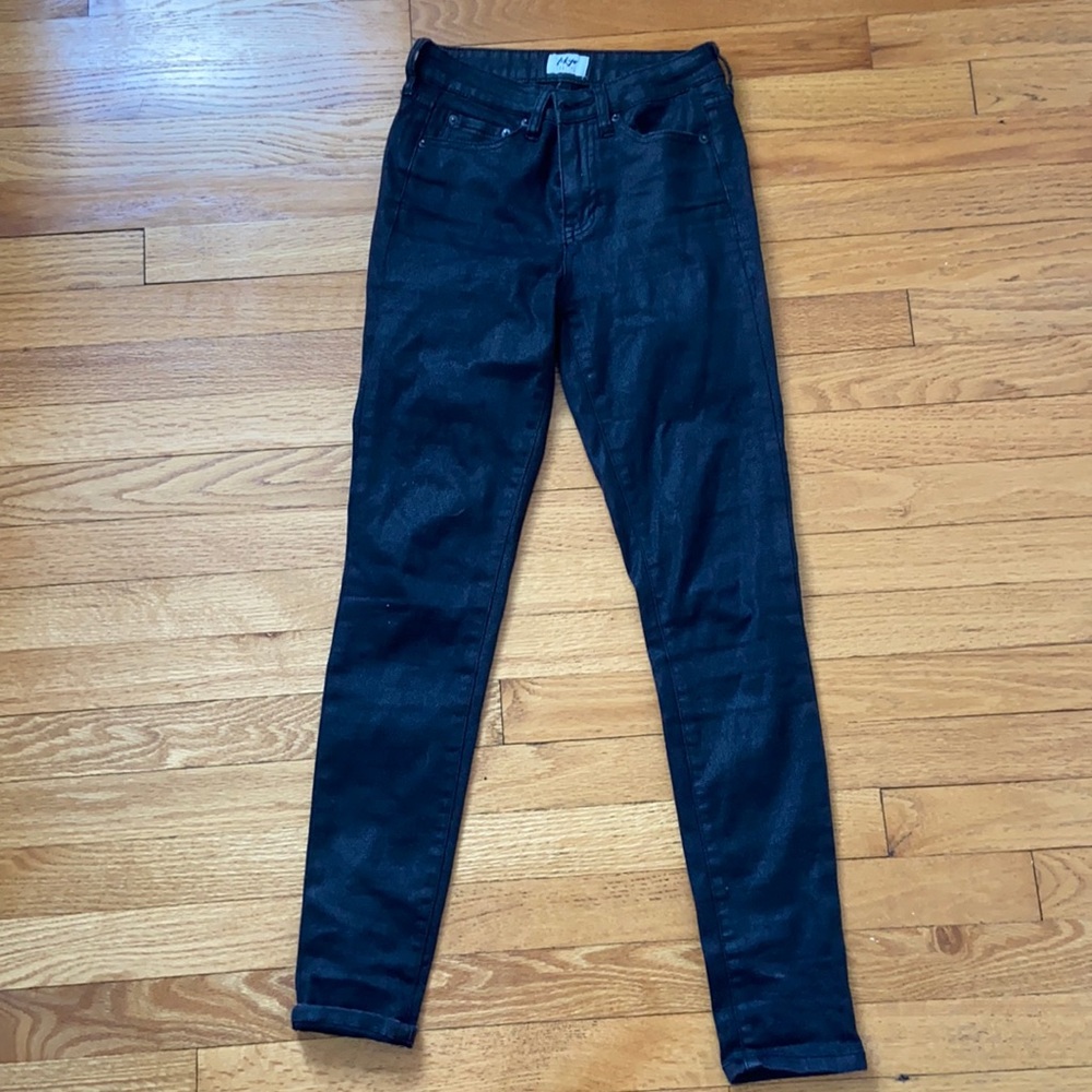 High waisted jeggings